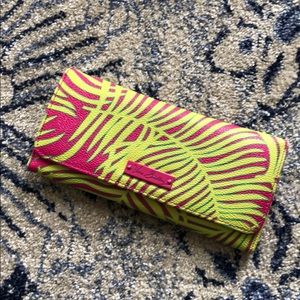 Pink & green tropical Vera Bradley wallet